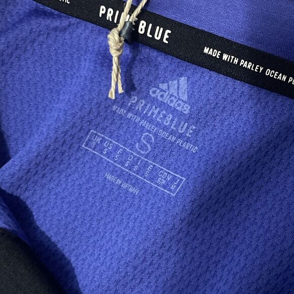 ADIDAS Primeblue Heat.RDY Polo Golf Shirt Size Small Blue NEW Performance Active - Picture 5 of 13